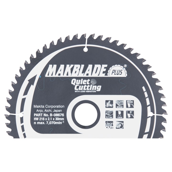 LAM TCT SPE BA 216/30/60 BOIS - Makita - B-08676