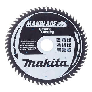 LAME CARBURE POUR LE BOIS 200/30/60T - Makita - B-08822