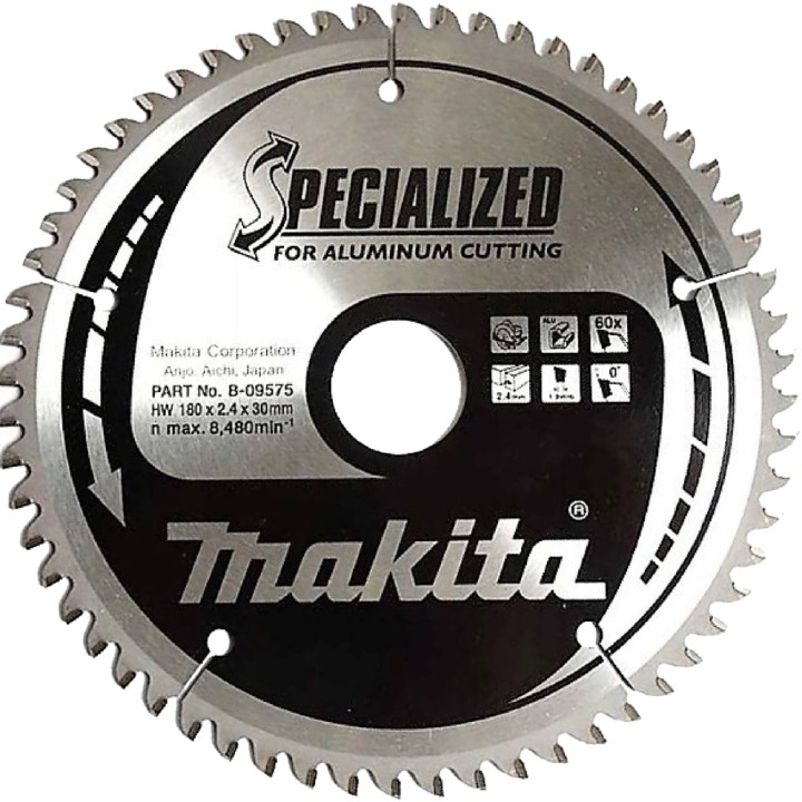 LAME CARBURE ALU 180/30/60 - Makita - B-09575