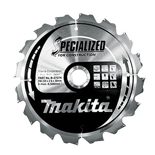 LAME CARBURE POUR CONSTRUCTION - Makita - B-27274