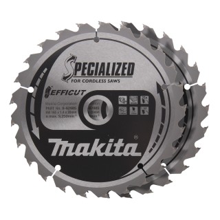 PACK 2xLAME EFFICUT 165/20/25D MULTI-BOIS - Makita - B-62985-2