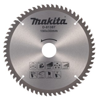 LAME TCT 190/30/60 MULTI APP - Makita - D-81387