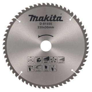 LAME TCT 235/30/60 MULTI APP - Makita - D-81555