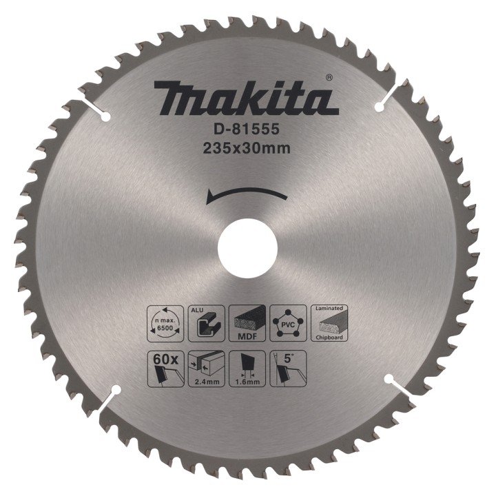 LAME TCT 235/30/60 MULTI APP - Makita - D-81555