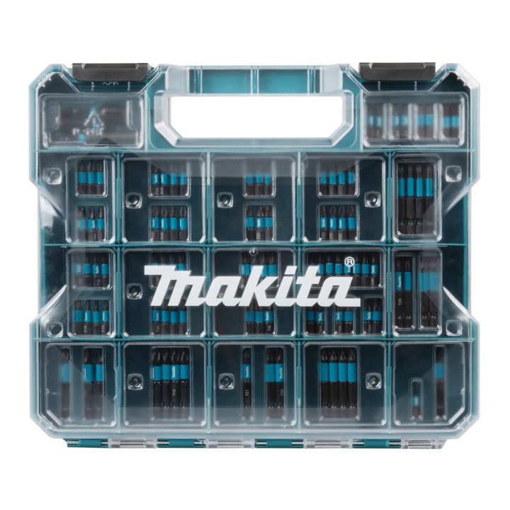COFFRET IMPACT BLACK 100PCS + RANGEMENTS - Makita - E-24826