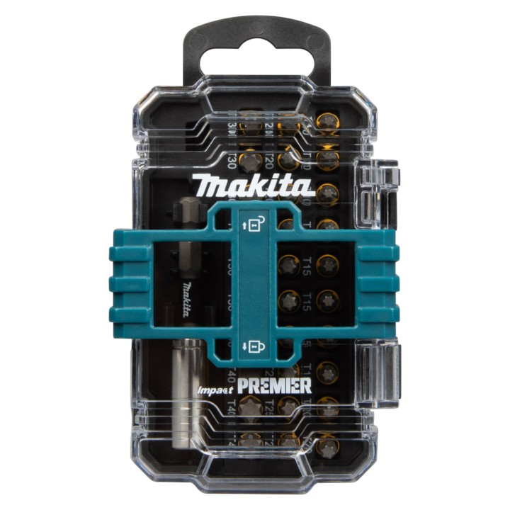 COFFRET EMBOUTS FORME T (31 PCS) IMPACT PREMIER - Makita - E-25111