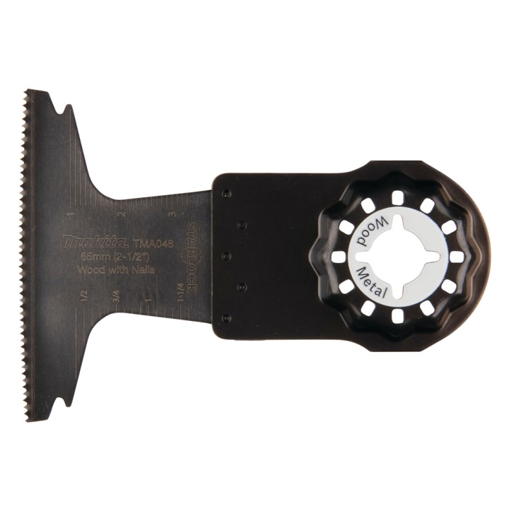 LAME PLONGE BIM STARLOCK 65x40MM BOIS/METAL X25 - Makita - E-25909
