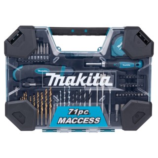 COFFRET ENSEMBLE PERCAGE 71PCS - Makita - E-22589