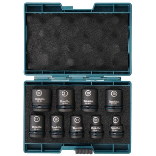 COFFRET 9 DOUILLES 1/2'' - Makita - E-16564