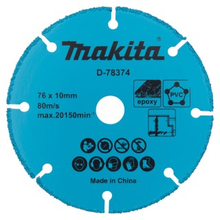DISQUE DIAMANT CARBURE 76MM - Makita - D-78374