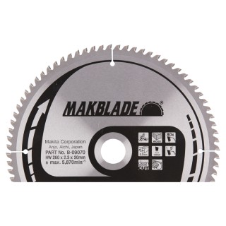LAM TCT ST MAK 260/30/80 BOIS - Makita - B-09070
