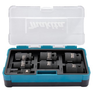 COFFRET 6 DOUILLES 1/2''+ADAPTATEUR 1/4'' - Makita - B-69733