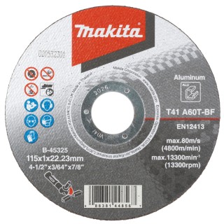DISQ TRONÇ ALU 115x22,23MM 1,0MM - Makita - B-45325