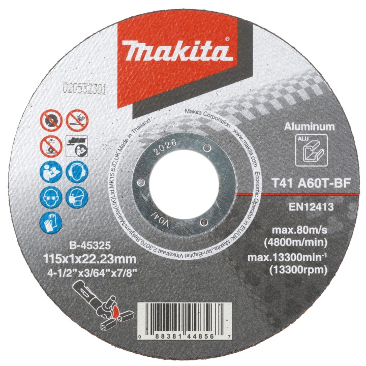 DISQ TRONÇ ALU 115x22,23MM 1,0MM - Makita - B-45325