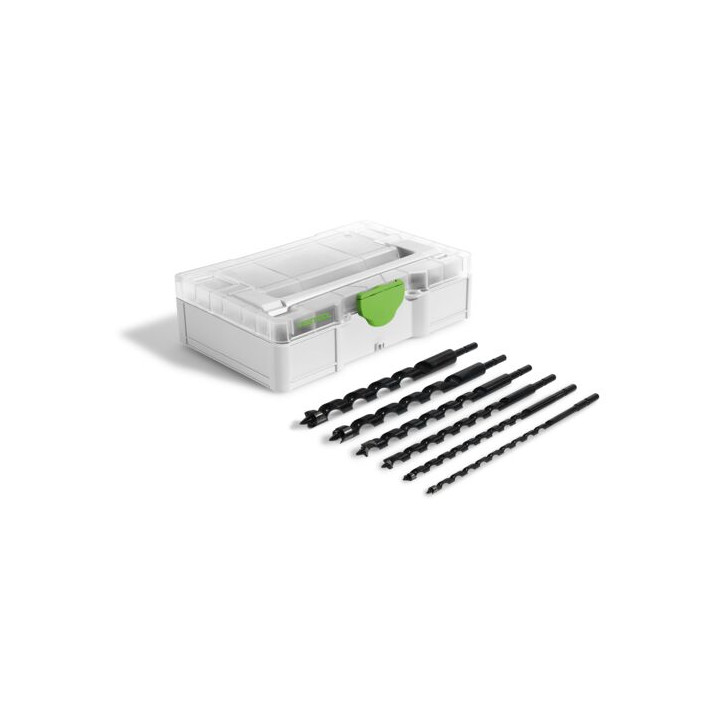 Set de mèches à simple spirale SYS3 S 76-SB CE-SORT/6 - Festool