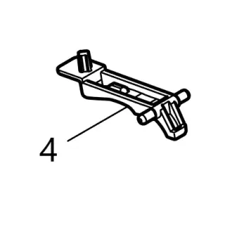 Levier aspirateur Makita BCL140, BCL180, DCL140, DCL180 - 451227-9