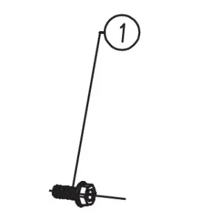 Vis serre lame Ryobi RWSL1801M, R18CS, RCS18N, R18CSP - 5131030406