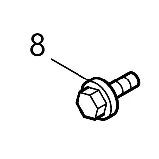 VIS HEX COLLERETTE M8X20 - Makita - 251644-1