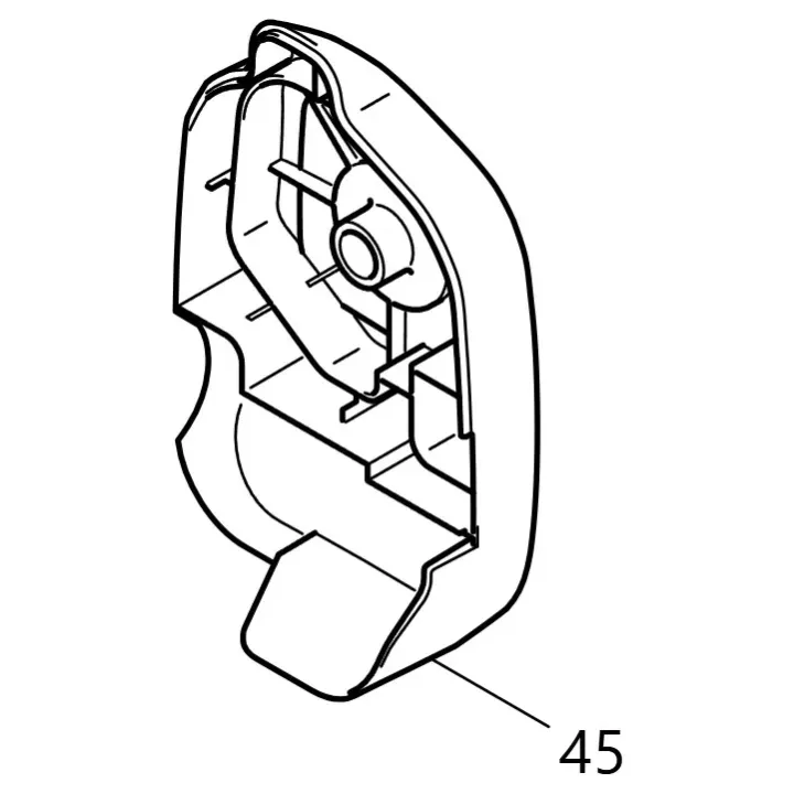 Carter de filtre à air - Makita - 418703-6