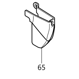 Carter de lame avant Makita LH1040, LH1040F - 165659-1
