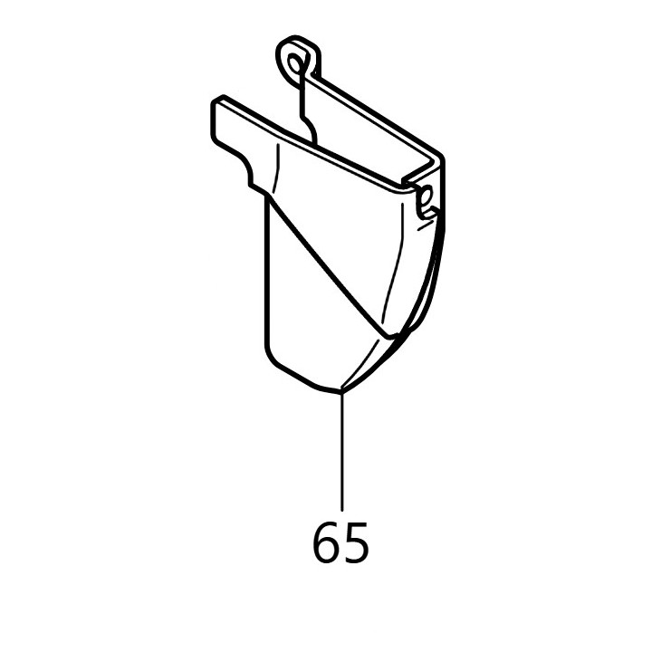 Carter de lame avant Makita LH1040, LH1040F - 165659-1