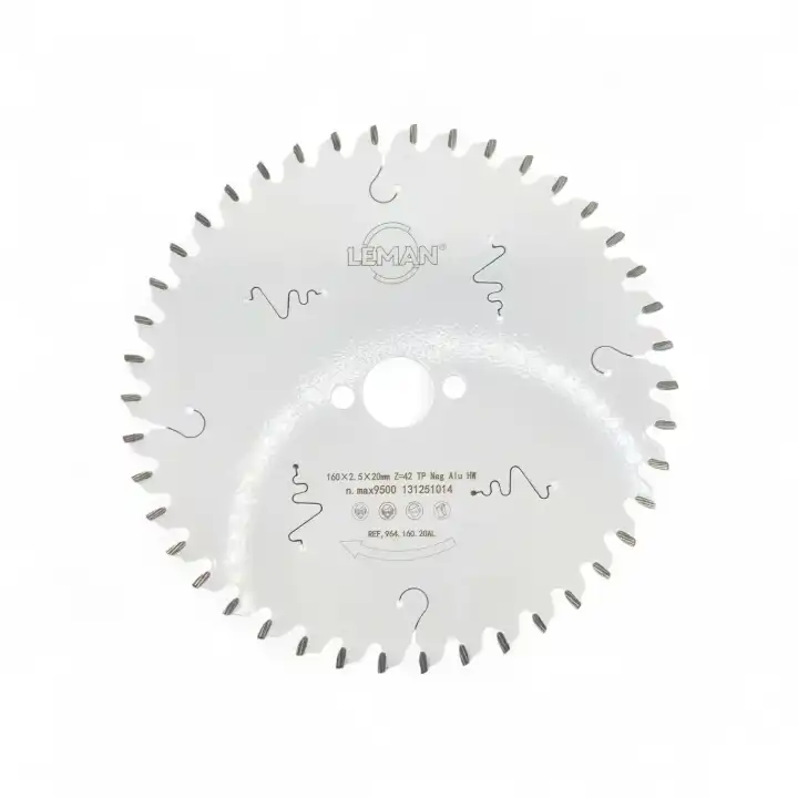 Lame circulaire fine alu 160x20x2,5 - 42Z - Leman - 964.160.20AL