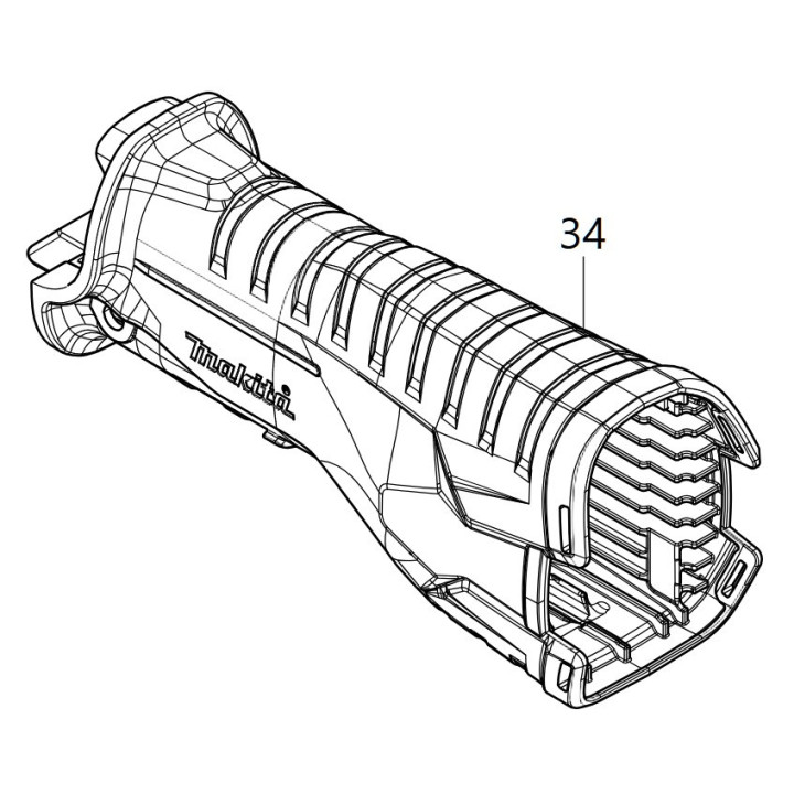 Protection isolante scie sabre Makita DJR187 - 424765-4
