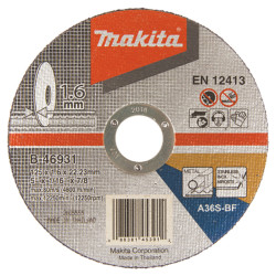 25 Disques à tronçonner métal et inox - Ø : 125 mm - Ep.1.6