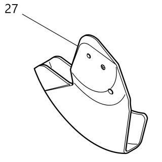 Carter de sécurité Makita LH1040, LH1040F - 453026-5