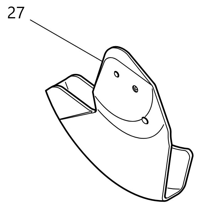 Carter de sécurité Makita LH1040, LH1040F - 453026-5