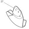 Carter de sécurité Makita LH1040, LH1040F