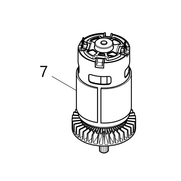 Moteur scie à ruban Makita DPB182 - 629400-1