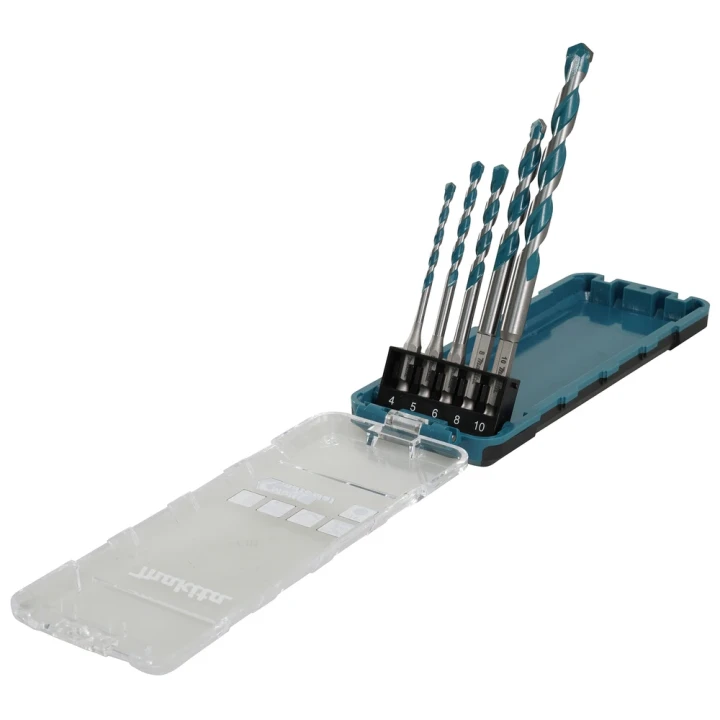 Coffret 5 forets Multi-matériaux HEXA 1/4" - Makita - E-16732