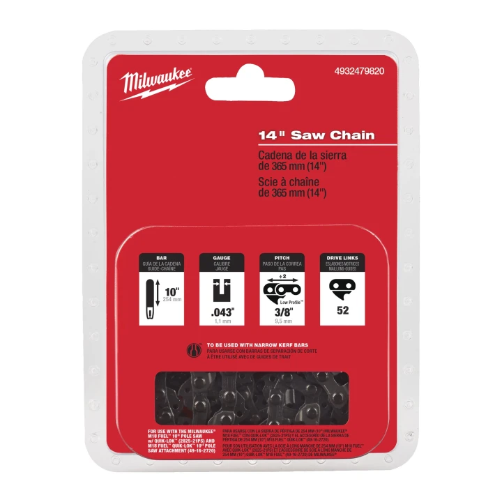 Chaîne tronçonneuse M18 FCHS35 - 35cm 3/8" 1,1 mm - 4932479820