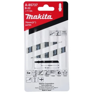 Lames pour scie sauteuse métal B22 Makita - A-85737
