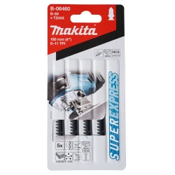 Lames de scie sauteuse pour bois, contre-plaqué et PVC Makita