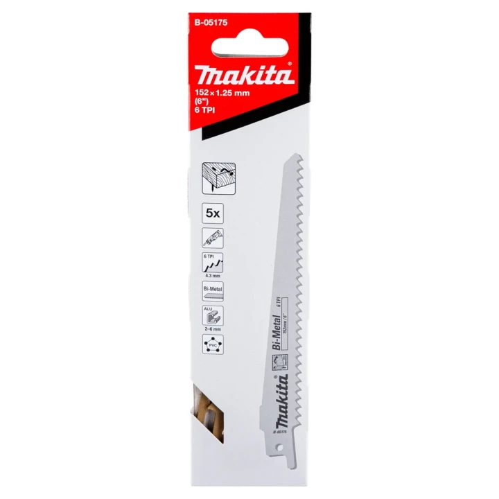Lame de scie sabre pour bois / métal - Makita - B-05175