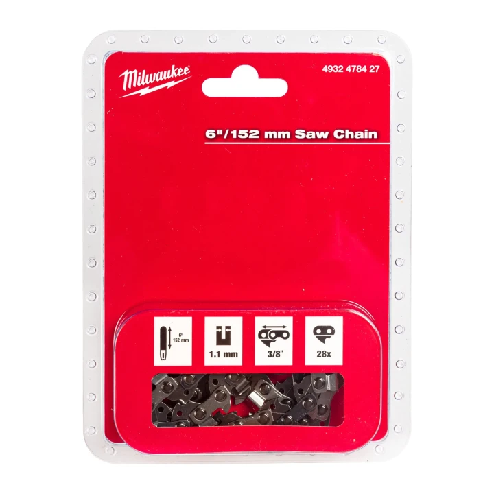 Chaîne tronçonneuse Milwaukee M12 FHS - 15cm 3/8″ 1,1 mm - 4932478427