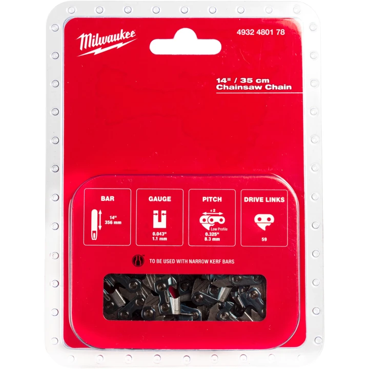 Chaîne tronçonneuse M18 FTHCHS35 - 35cm .325 1,1 mm - 4932471385