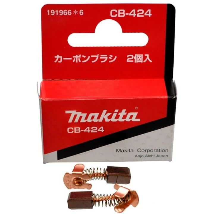 Charbon Makita pour perceuse 6214 DWAE, 6314D, 6503DVDE, 6503DWDE, 6796FD, 6797D, 6797FD, 6798D, 6798FD