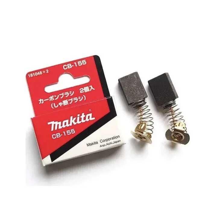 Jeu de charbons Makita CB-155 - 181048-2 - HM1200, HM1400, 4110B