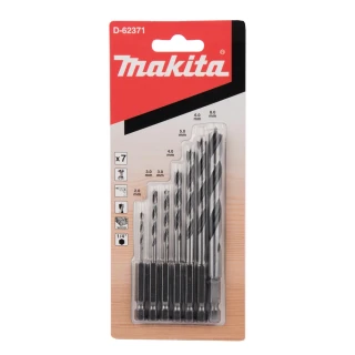 Coffret Makita de 7 forets à bois Hexa 1/4" - D-62371
