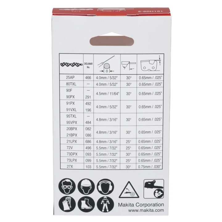 Chaîne 10cm Makita DUC101, UC100DWA - 1910V6-4