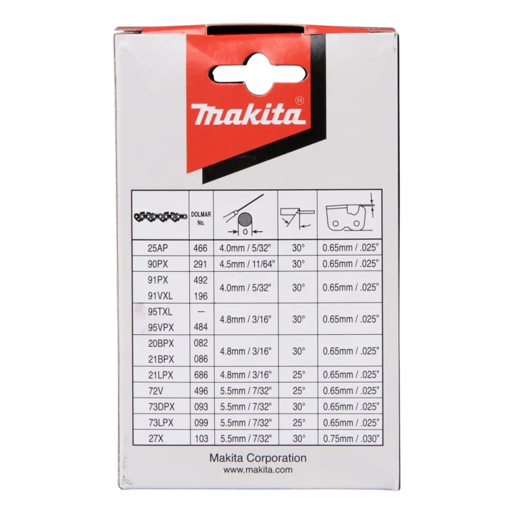 Chaîne de tronçonneuse Makita 25cm DUC254 - 199075-5