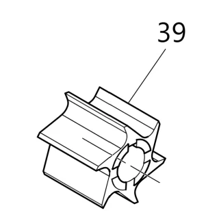 Bloc de coupe, couteau Makita UD2500, Dolmar FH2500 - 652023710