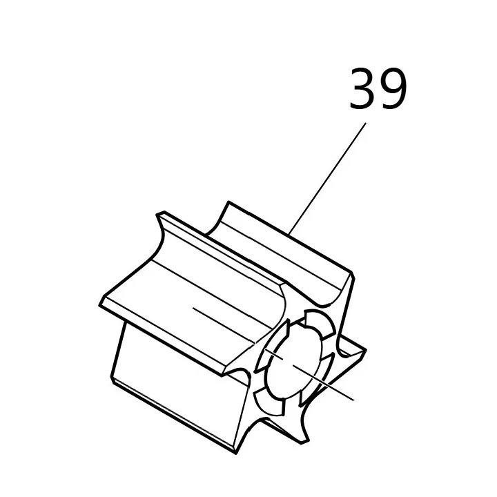 Bloc de coupe, couteau Makita UD2500, Dolmar FH2500 - 652023710
