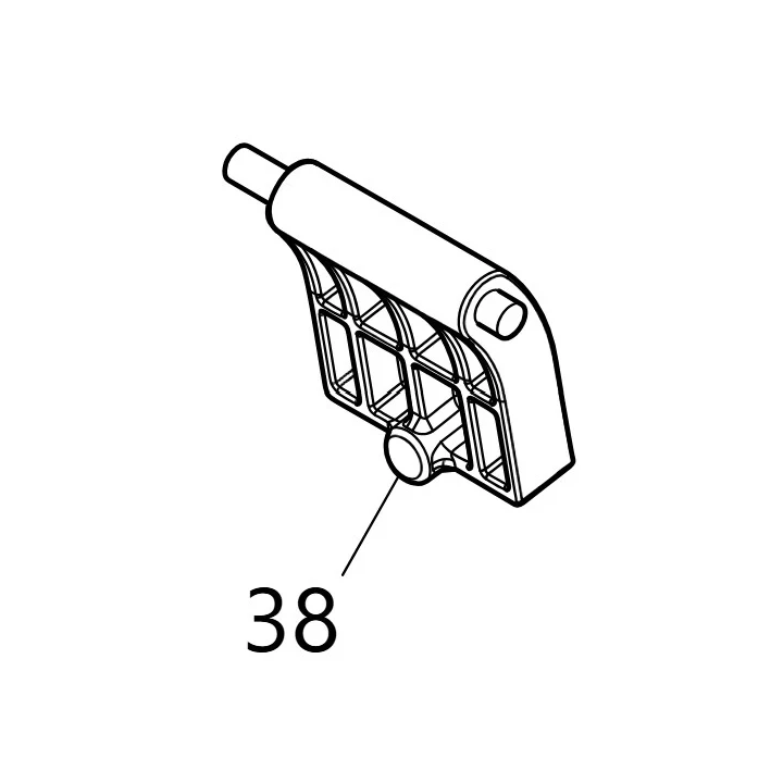 Plaque déflecteur de coupe Makita UD2500, Dolmar FH2500