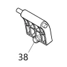 Plaque déflecteur de coupe Makita UD2500, Dolmar FH2500