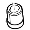 Porte-charbons Makita M2300, MLS100