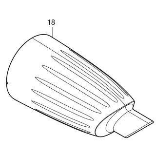 Capot avant bleu Makita CL070D, CL100D - 451465-3